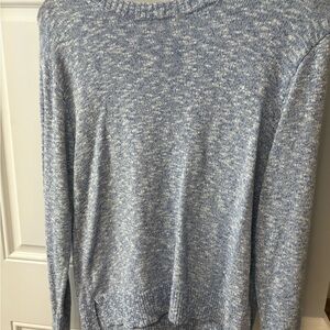 J Crew Blue and White Knit Sweater
